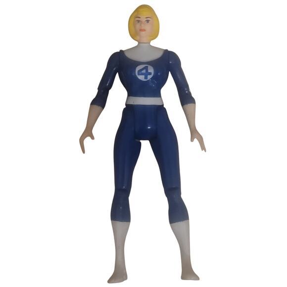 1992 Toybiz Marvel Fantastic Four Vanishing Color Invisible Woman With Shield - Picture 1 of 6